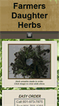 Mobile Screenshot of farmersdaughterherbs.com